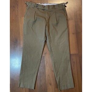 Pini Parma Brown Cotton Trousers "Soragna Capsule Collection"32x27 Made In Italy